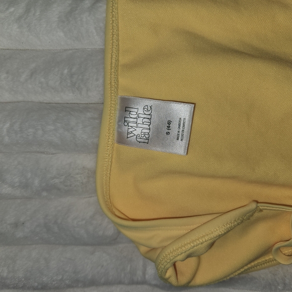 Wild Fable Bright Sunny Yellow Bikini - Picture 4 of 5